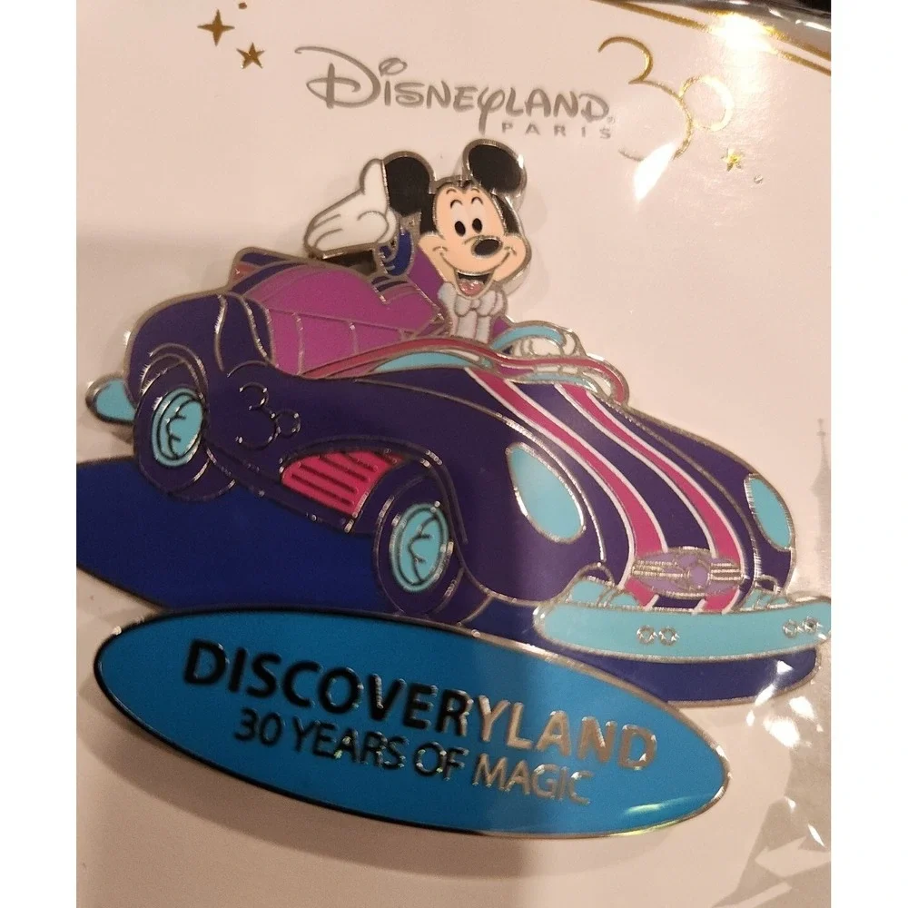 Disneyland Paris 30th Anniversary Mickey Discoveryland Pin Autopia Car LE 700